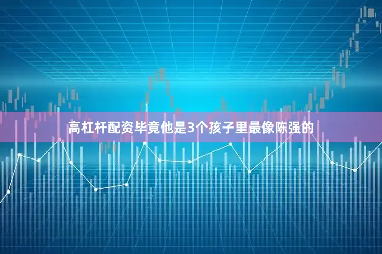 高杠杆配资毕竟他是3个孩子里最像陈强的